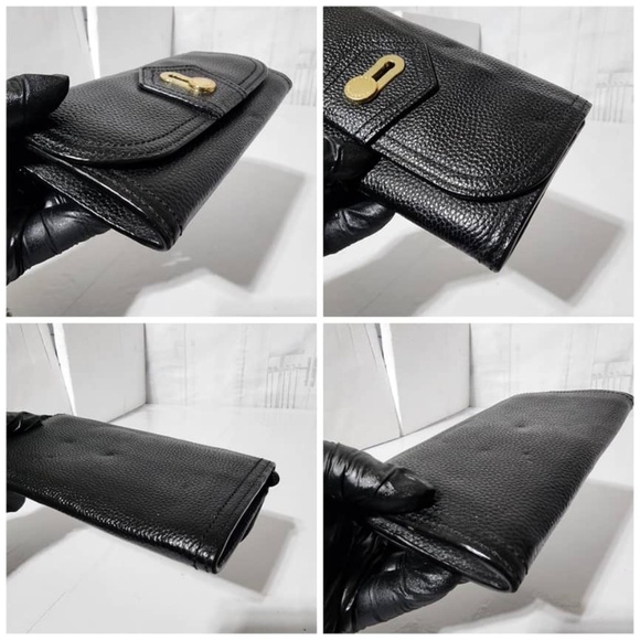Authentic Burberry Envelope Wallet Black - Picture 4 of 9